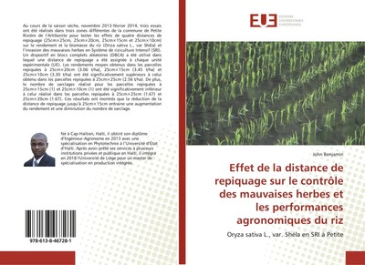 John Benjamin | Effet de la distance de repiquage sur le contrôle des...