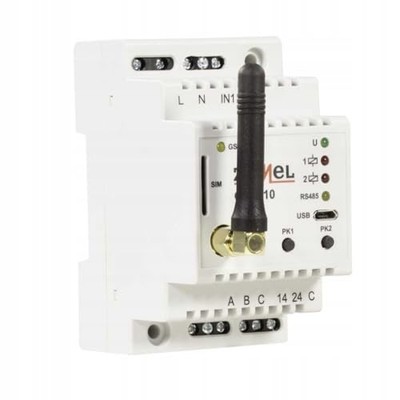 EXTA FREE GRM-10 2-fach GSM Schaltmodul für Anruf und SMS auf DIN-Schiene