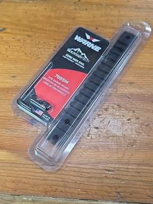 Warne Mountain Tech Tactical Rail, Savage Long Action, 8-40 Screws, Black, 7665M