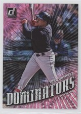 2019 Panini Donruss Dominators Pink Firework Jose Ramirez #D8 qx0