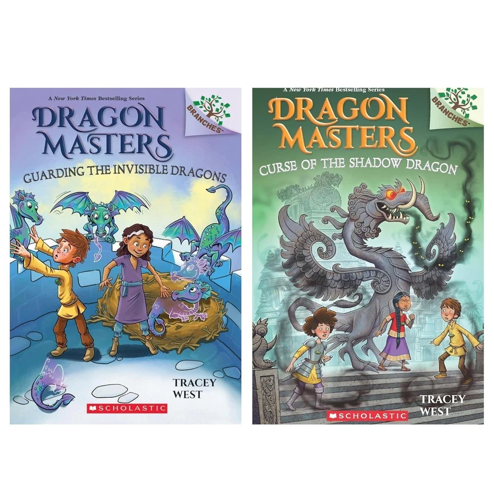 Dragon Masters Series 8-Book Set Book 21 - 28 by Tracey West NEW Paperback Foto 2 de 4