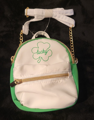 Claire's Lucky St. Patrick's Day Mini Crossbody Bag - Picture 1 of 3