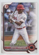 2022 Bowman Prospects Justice Thompson #BP-59 02ia