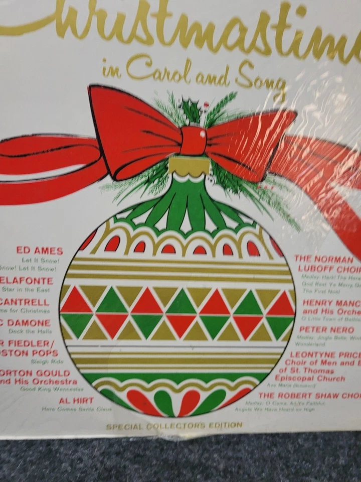 Vintage RCA Victor Christmastime in Carol and Song Vinyl LP PRS-271 Christmas Foto 3 de 4