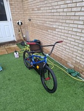 Bmx Bike Blue And Red