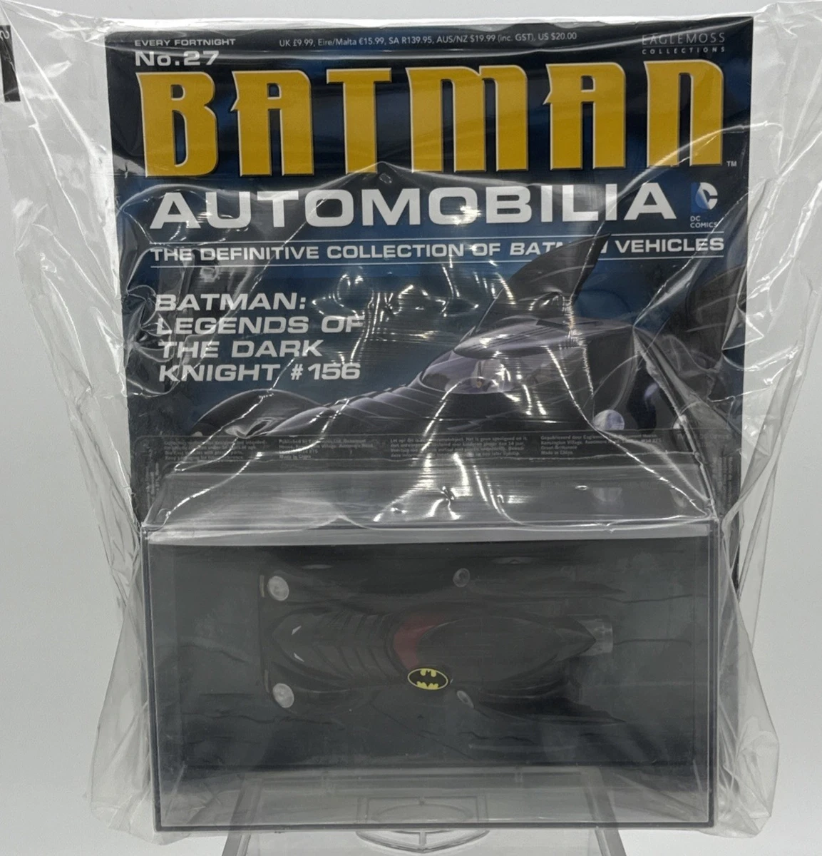 Batmobile Batman Comics #156 - 1/43 Eaglemoss - Modèle Diecast Avec Figurine - Occasion (boîte Cassée)