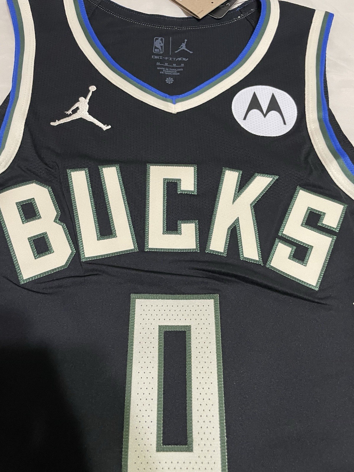NWT Men's Damian Lillard Milwaukee BucksNike Authentic NBA Jersey 44 Med thumbnail 2