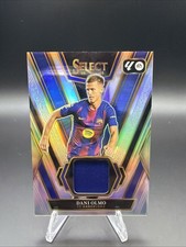2025-26 Panini Select La Liga Dani Olmo Barcelona Select Swatches Silver Prizm