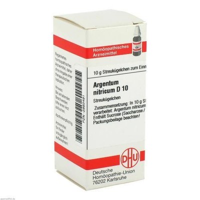 ARGENTUM NITRICUM D 10 Globuli 10 g PZN 2893491