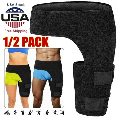 Hip Brace for Sciatica Pain Relief, Compression Support Wrap for Thigh Injury US