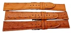 Ostrich strap also for Jaeger Le Coultre Reverso mm19 buckle 16 Handmade