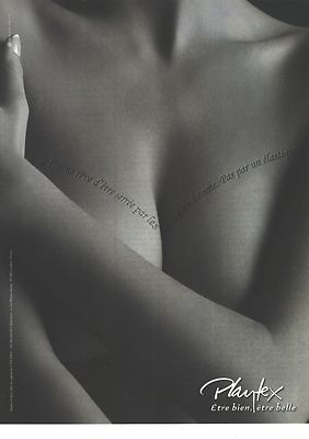 ADVERTISING 2010 PLAYTEX bra be good, be beautiful