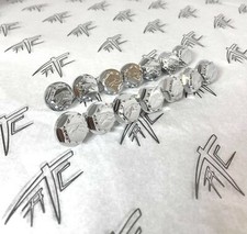 DIAMOND CUT CHROME SIDE FAIRING BODY BOLTS (14 PC) 2002 SUZUKI HAYABUSA