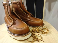 Thorogood Boots Made in USA Excellent Leather US 9D Mock Toe Boots