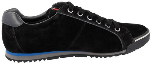 Prada B4L F0002 Black Brushed Spazzolato Italian Leather  display picture 1