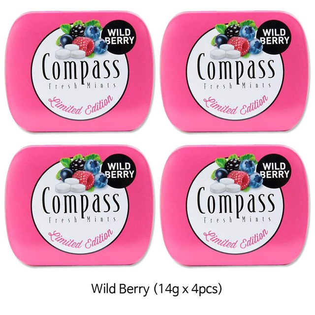 (14g x 4P) Compass Fresh Mints (with Tracking) Remove Bad Breath Before