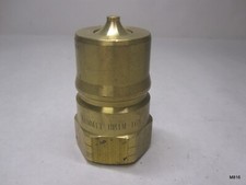 1″ NPT ISO 7241-B Brass Quick Disconnect Hydraulic Male Coupler