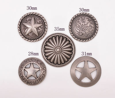 100 Paia Di Rivetti A Vite Conici In Argento, Stile Punk, Fai Da Te Per Lavori Artigianali In Pelle 7 X 10 Mm 89538997 - Foto 9