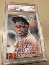 2020 Domingo Leyba Stadium Club Auto PSA 10 RC #UADL