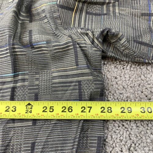Casa Moda Button Up Shirt Men's XXL Long Sleeve Gray Blue Pattern Casual Cotton - Picture 7 of 8