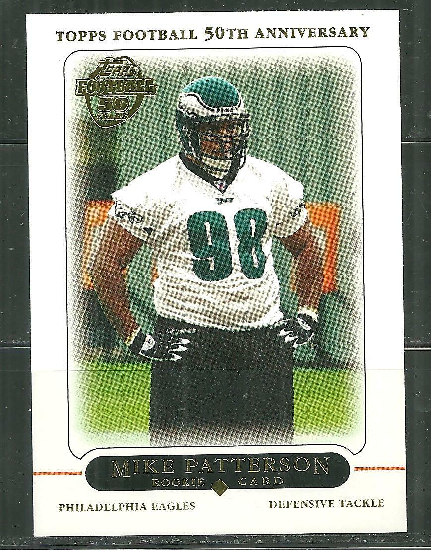 2005 TOPPS FOOTBALL MIKE PATTERSON ROOKIE CARD #391
