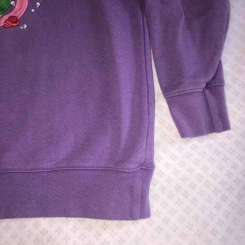 Vtg Disney Store Embroidered Ariel Little Mermaid Crew Sweatshirt Girls 10/12 - Picture 6 of 10