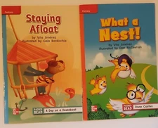 McGraw Hill Educational Reader Books Set Of 2 Very Good Condition