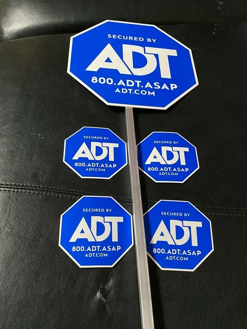 2019 Adt Security Yard Sign 4 Stickers Waterproof Uv Resistant For Sale Online Ebay
