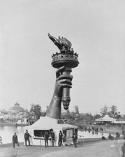 STATUE OF LIBERTY ARM & TORCH CENTENNIAL DISPLAY 8x10 GLOSSY PHOTO PRINT