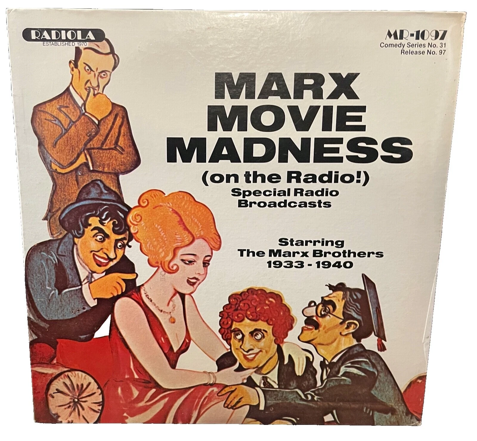 Comedy Madness 33 RPM Speed Vinyl Records