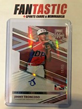 2020 Elite Extra Edition Prime Numbers Die Cut RED Auto /65 #177 Jimmy Troncoso