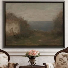 Forest Edge Canvas Wall Art Nature Landscape Printable Rustic Tree Decor 3 Piece