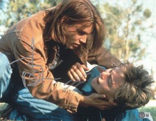 JOHNNY DEPP LEONARDO DICAPRIO SIGNED 11X14 PHOTO WHAT'S EATING GILBERT GRAPE BAS