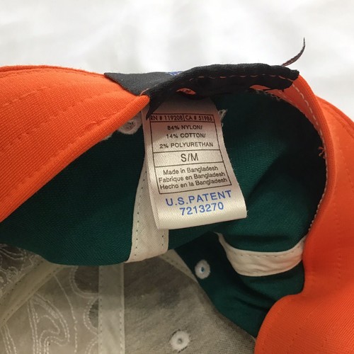 Miami Dolphins Hat Cap Fitted Reebok Teal Green NFL Football Embroidery Size S/M - Picture 13 of 13