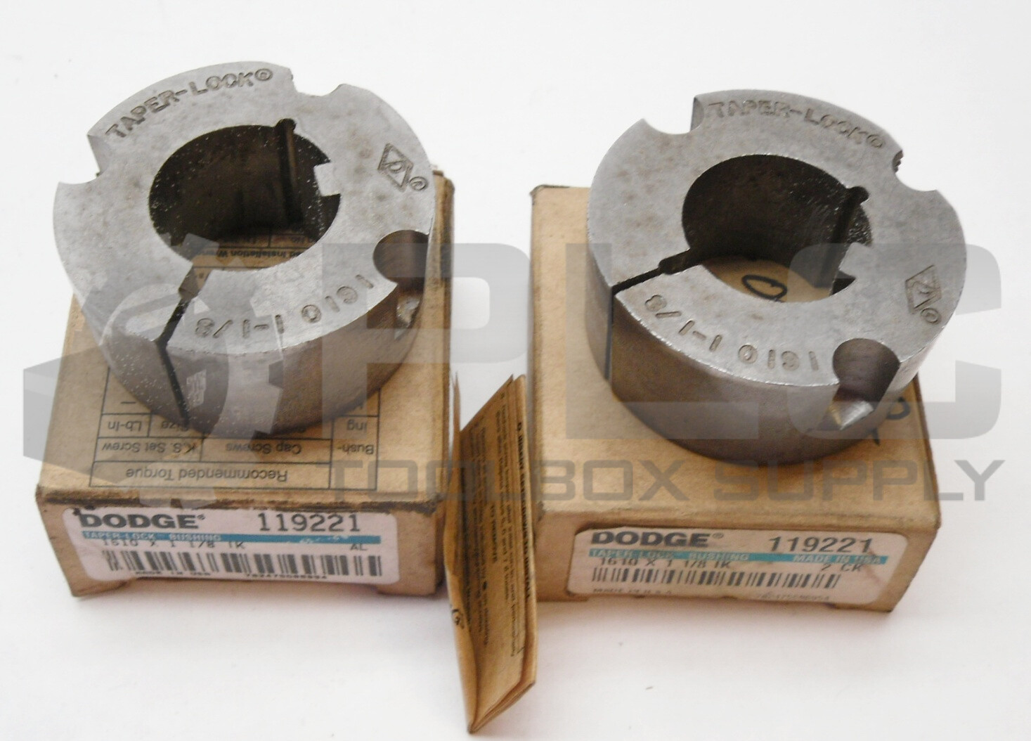 Douille De Verrouillage Conique Dodge Référence 119221 - Pièce New Old Stock (NOS), Neuve Mais De Stock Ancien, Pour Transmissions Ou équipements Industriels