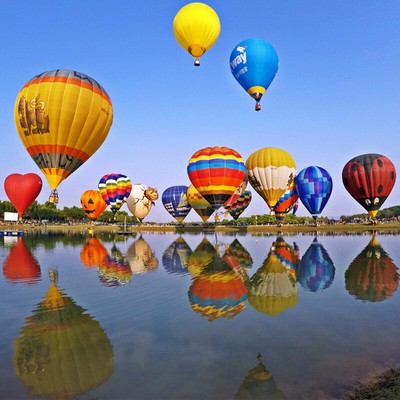 Colorful Hot Air Balloon Educational 500 Piece Jigsaw ...
