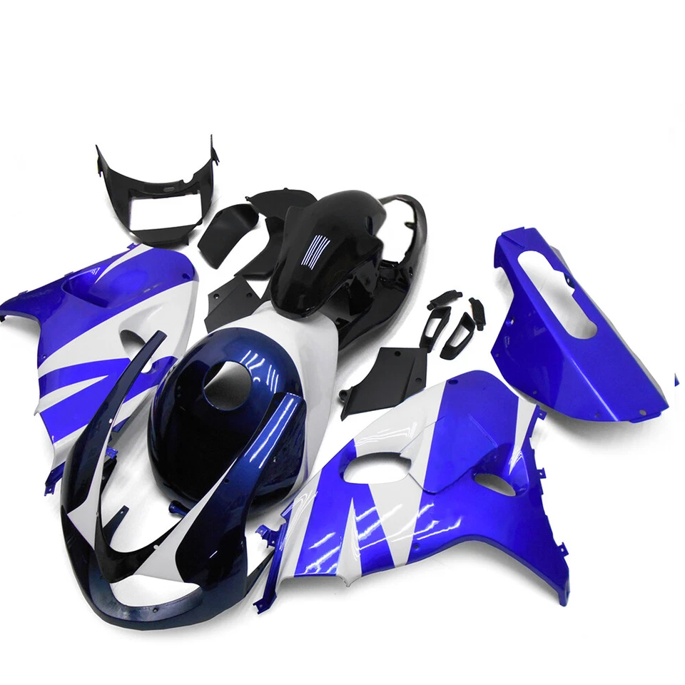 Kit de carenado azul blanco + tanque para carrocería de inyección Suzuki TL1000R 1998-2003 Foto 2 de 4