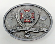 VFW Belt Buckle Limited Edition 1996 1997 Above and Beyond Veteran Owned