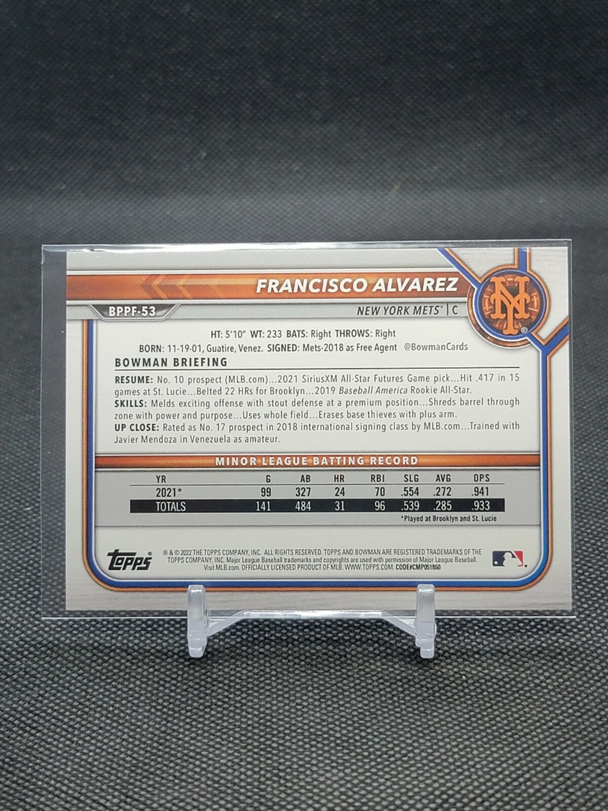 New York Mets *Choose Your Baseball Card* Inserts Rookies Autos (Updated 7/26) - Picture 152 of 512