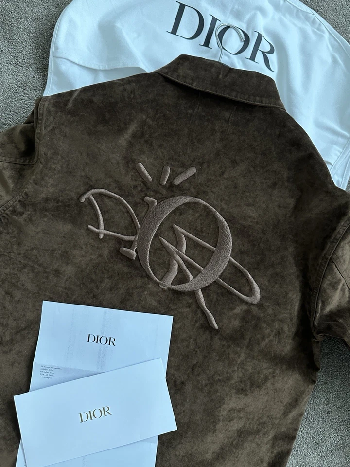 BRAND NEW Dior X Cactus Jack Travis Scott Overshirt With reciept Size 54 BROWN - Image 4 of 4