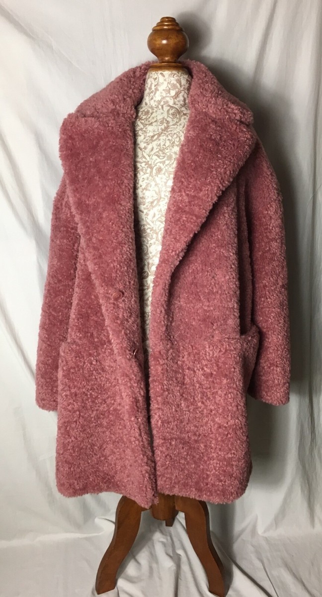 kayyti faux fur cocoon coat