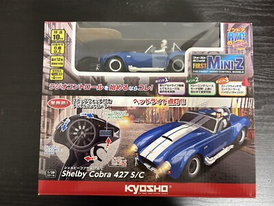 Kyosho Egg RC Auto 1/28 ERSTE MINI-Z Shelby Cobra 427 S/C 66610 betriebsbereit FS