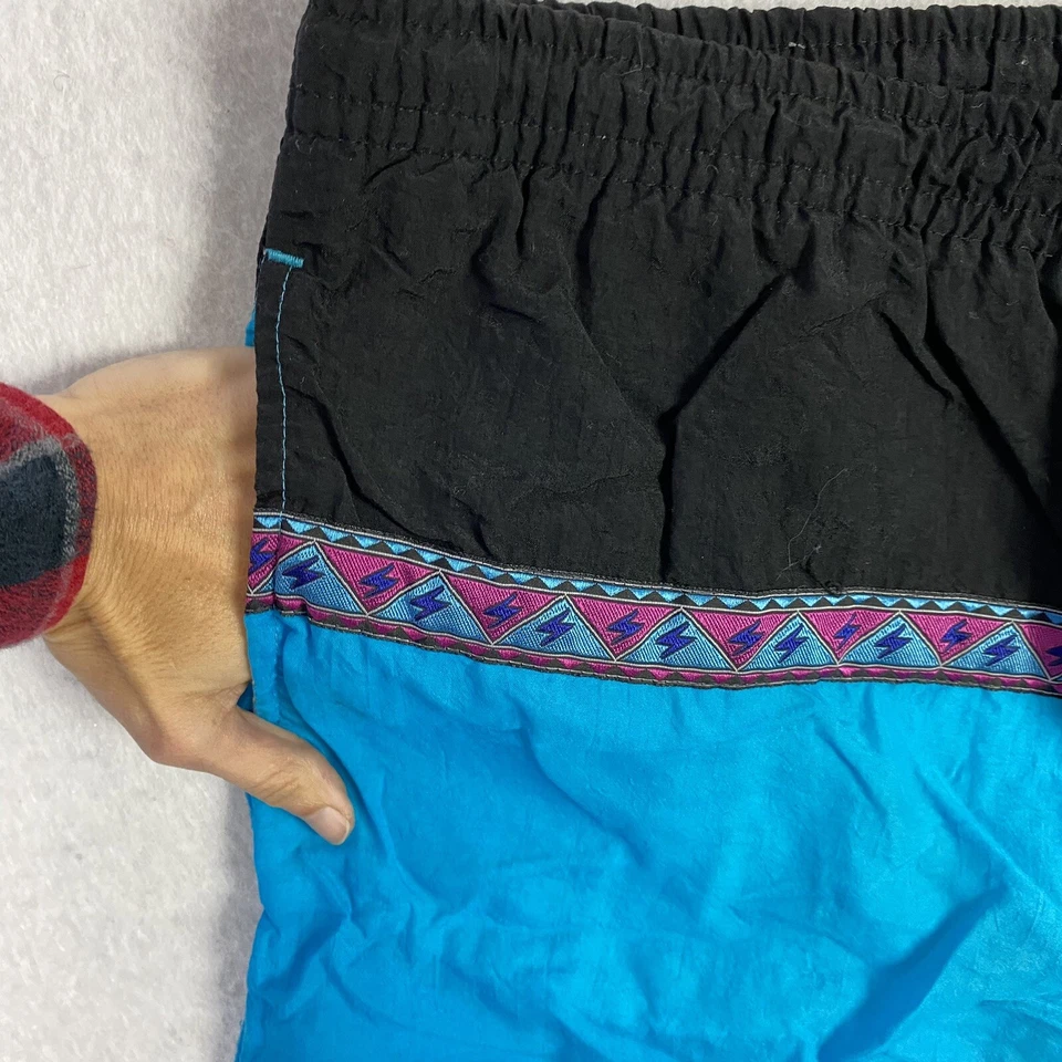 De Colección Tabla de Surf Surf Bañador Board Shorts M 90s Aztec Lightning Boltz Bañador Foto 4 de 4