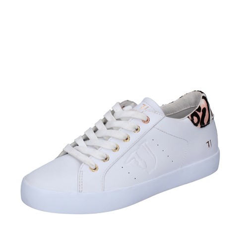 Scarpe donna TRUSSARDI JEANS 37 EU sneakers bianco pelle BG211-37 | eBay