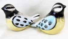 Bird Yellow Breasted w/ Blue Wings Ceramic S&P Shakers,Kitchen wildlife 