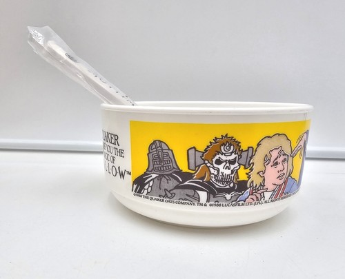 Juego de cereales de sauce 1988 de colección cuáquero te trae la magia del tazón de sauce, cuchara - Imagen 4 de 7