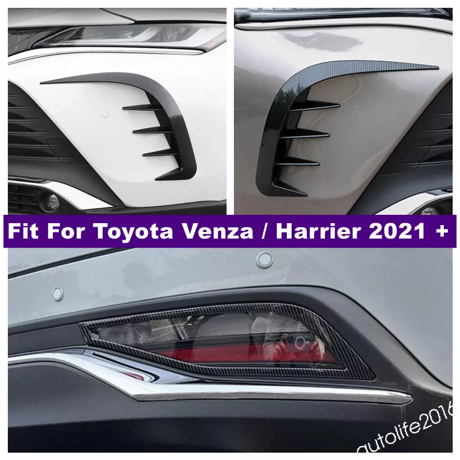 Accessories Front Rear Fog Lights Lamps Cover For Toyota Venza