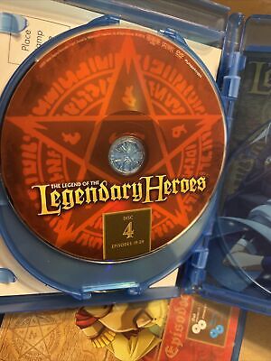 The Legend of the Legendary Heroes Season 1 Pt. 1 & 2 blu-ray/& Tarot Card  Anime