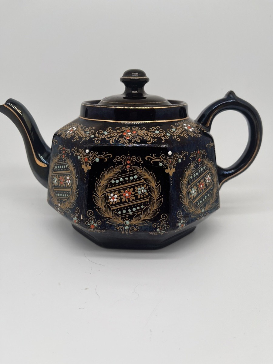 Vintage Tea Pot Gibson+Sons Hand Painted Made In England