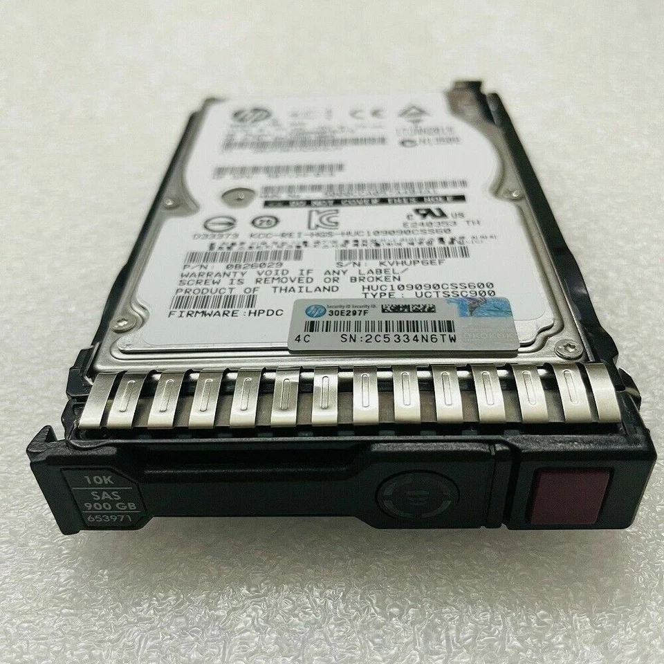HP 641552-004 900GB 10K 6G SFF SAS SC HDD HARD DRIVE 653971-001 W/ tray G8 G9 - Image 3 of 4